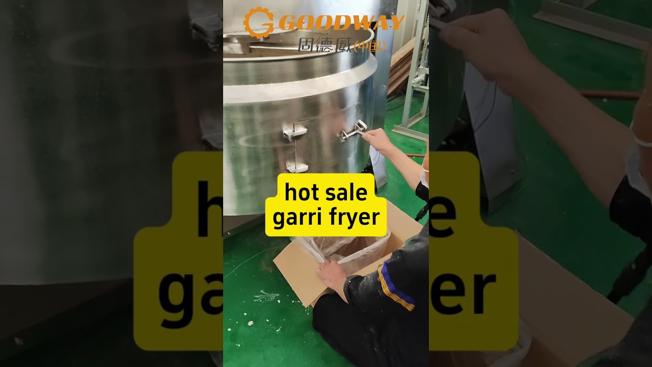 cassava flakes garri roasting machine gari fryer