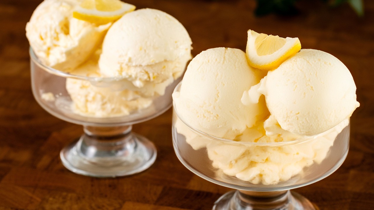 🍧Das erfrischendste Zitroneneis, das ich je gegessen habe!🍨 Nur 3 Zutaten!