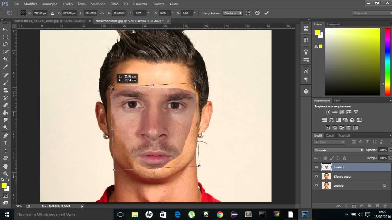 COME CAMBIARE FACCE CON PHOTOSHOP