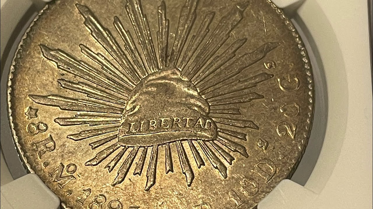 FULL MEXICAN SILVER STACK! 1895 8 Reales Cap and Rays #fullstack #silver #preciousmetals #coins
