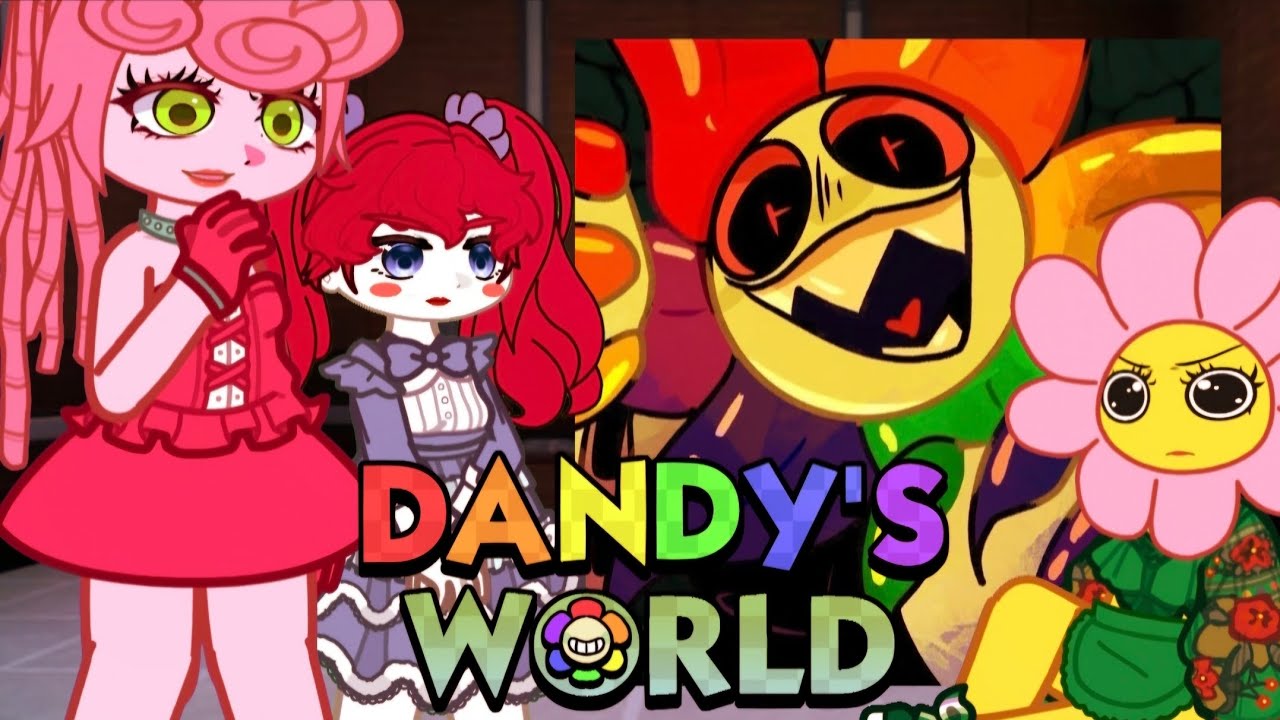 Poppy Playtime React to Dandy's World || Gacha React