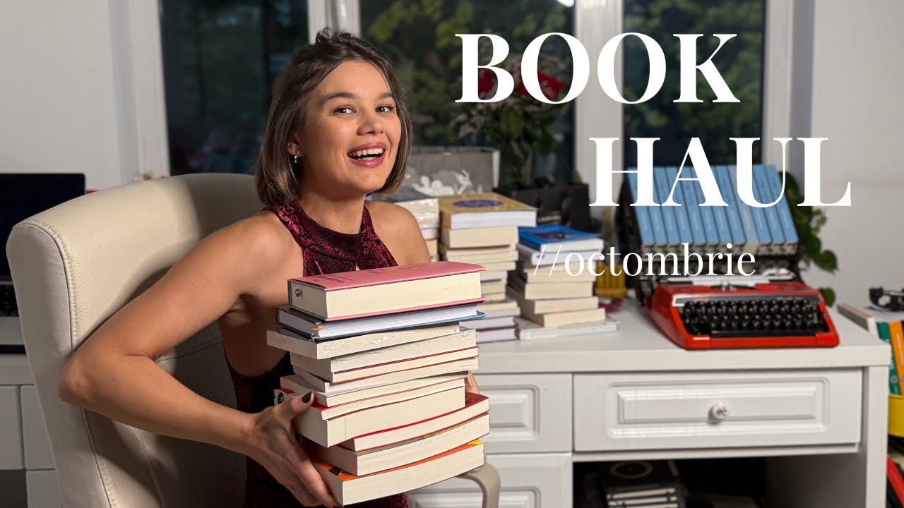 BOOK HAUL | Carti, Sabon, Baldini si o masina de scris