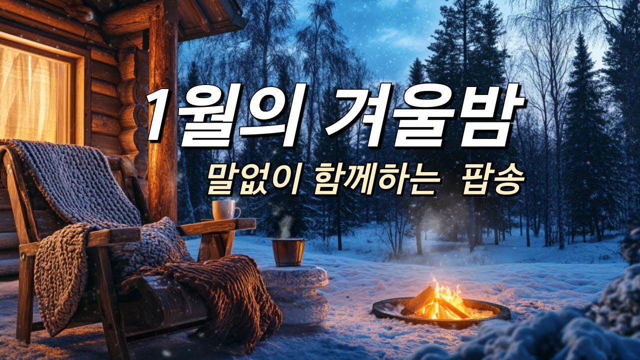 [playlist] 1월의 겨울밤 🌅 그냥 틀어두기 좋은 조용한 팝송 | 퇴근 후 혼자만의 시간을 채워주는 감성 팝