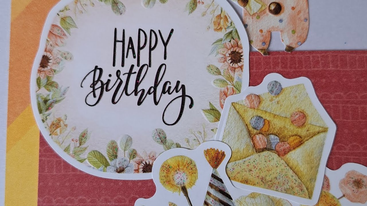 CARTE ANNIVERSAIRE double escalier et animée!#cards #tutorial 
