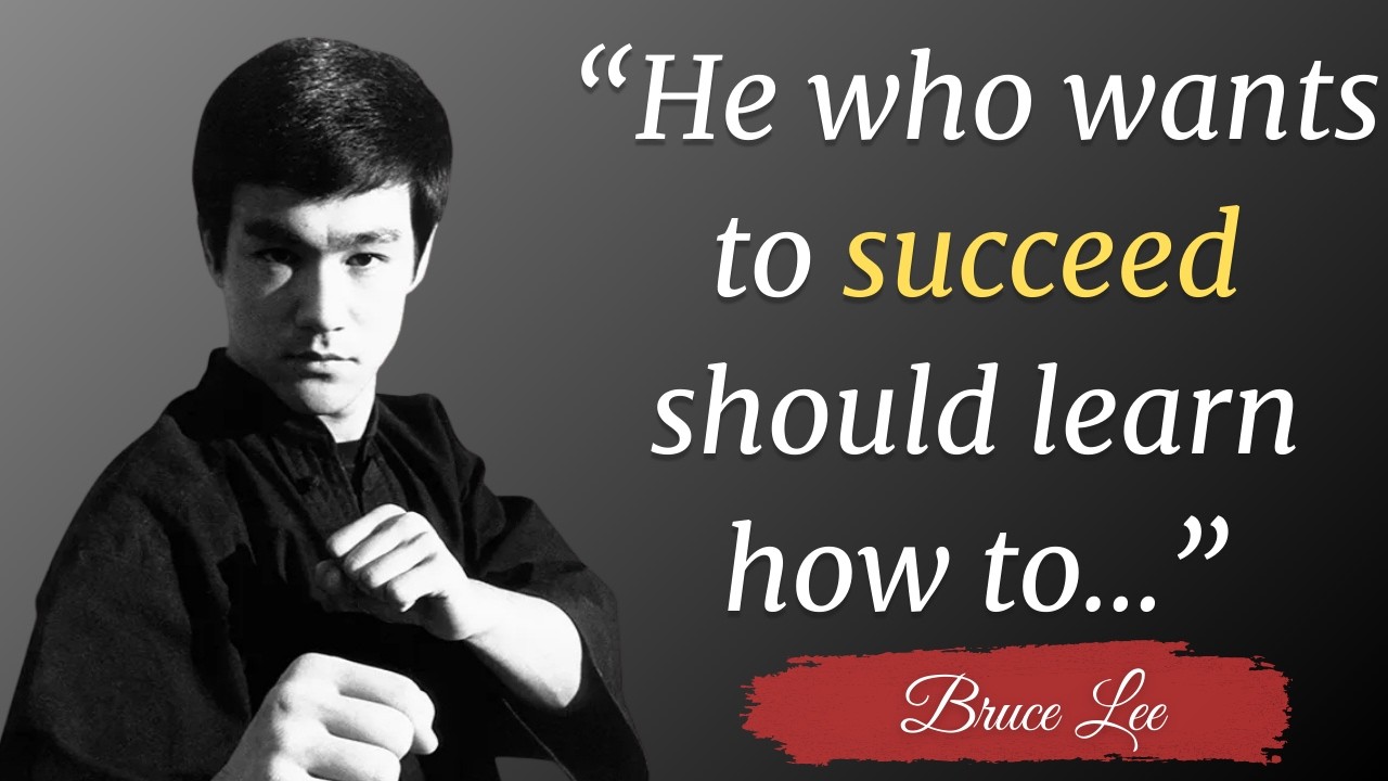 Bruce Lee best quotes & life lessons you need to know before 40 | Part 3/3