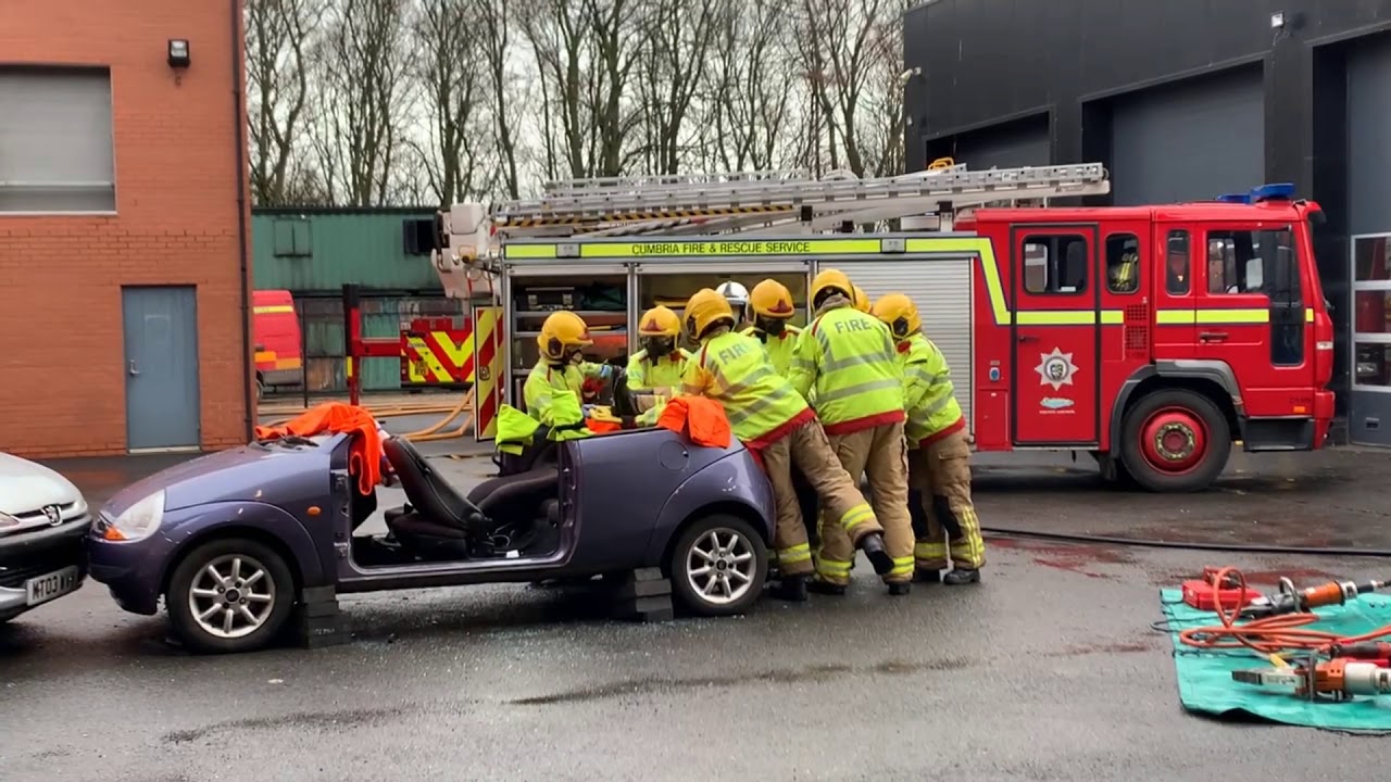 Cumbria Fire and Rescue Service latest recruits pass out - Thursday 3 December 2020