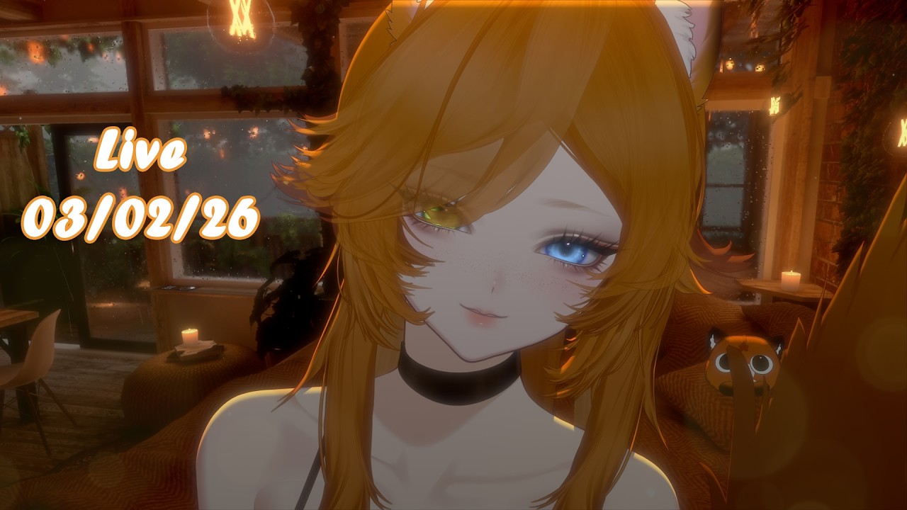 🔴Cozy ASMR Stream du 03/02/26💤 ~chill time avec ta kitsune préférée~