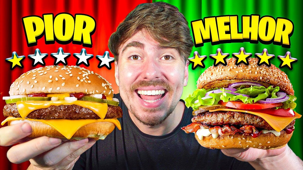 MELHOR HAMBURGUER vs PIOR HAMBURGUER