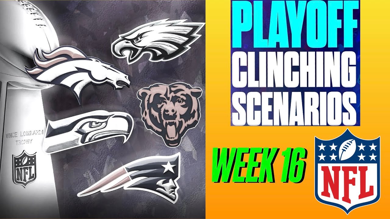 Сценарии 16-й недели НФЛ, определяющие победителя плей-офф, и игры, в которых необходимо обязател...