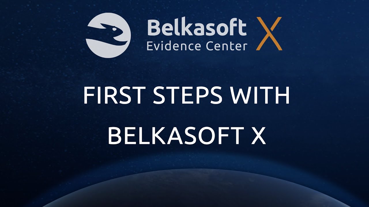 Первые шаги с Belkasoft X
