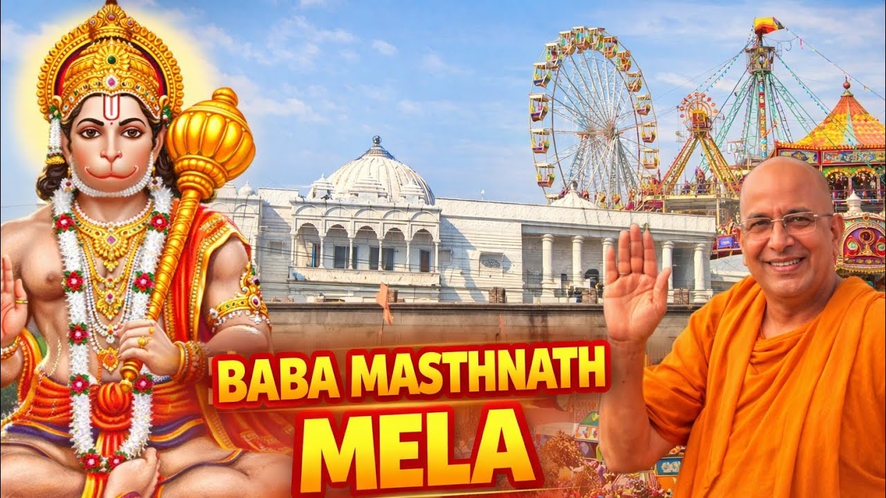Baba masthnath main mela ki tyari 😀 #rohtak