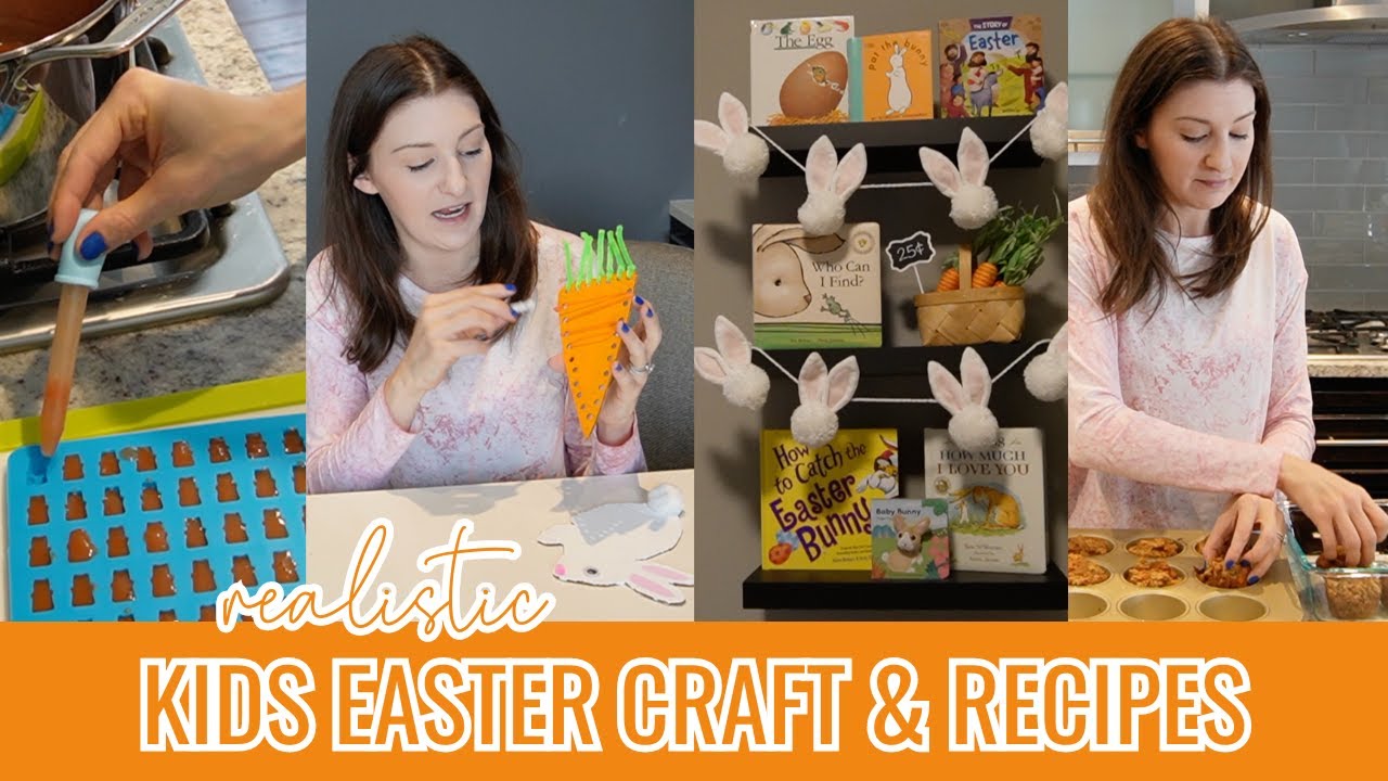 QUICK & EASY EASTER CRAFTS & RECIPES FOR TODDLERS // DIY Mom Easter Ideas