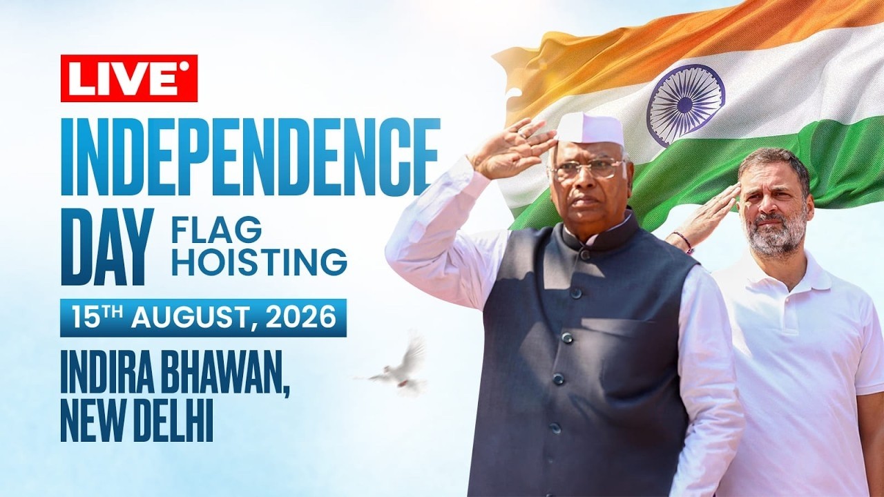 LIVE: Independence Day | Flag Hoisting | Indira Bhawan, New Delhi