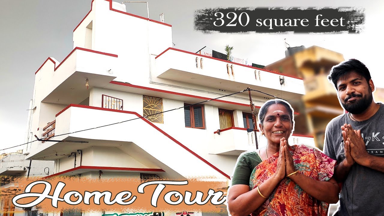 My House tour of 320 square feet home in Tamil😍 || House Total Budget and Planning🤩DreamHouse || AKP