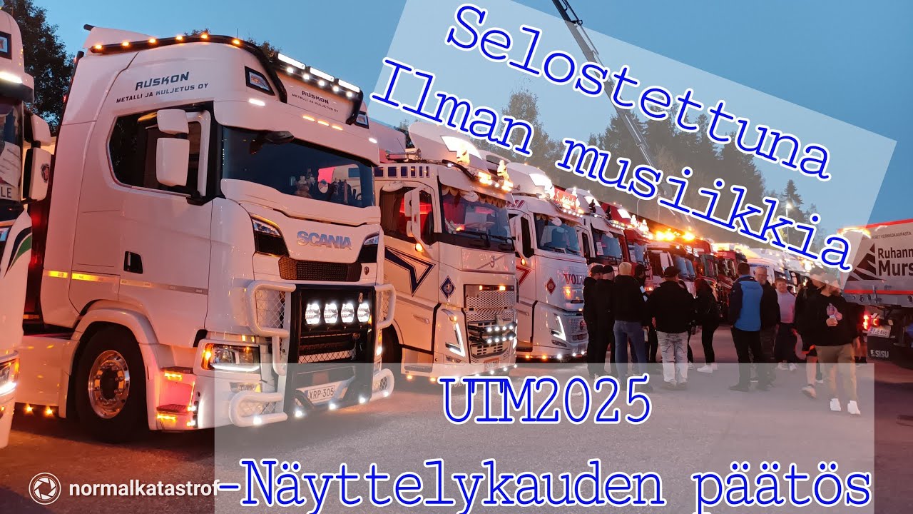 Uudenmaan Truck Meeting 2025 - Selostettuna ilman musiikkia.