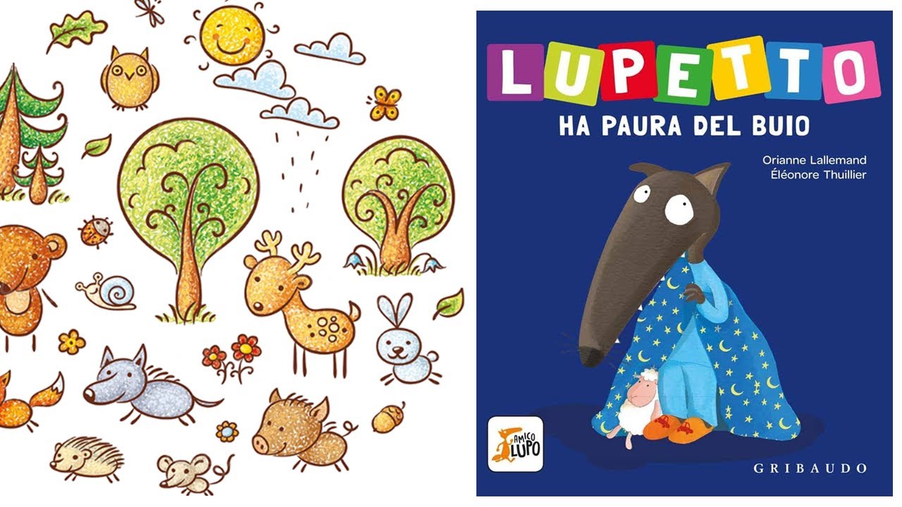 STORIE per bambini per apprendere e sognare | Lupetto ha paura del buio