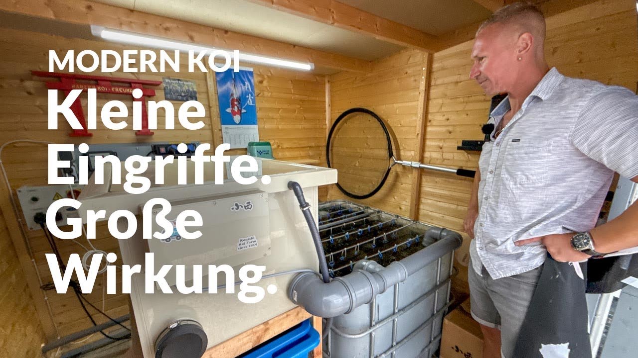 Martins Trommelfilter mit Bürsten | Modern Koi Blog #4072