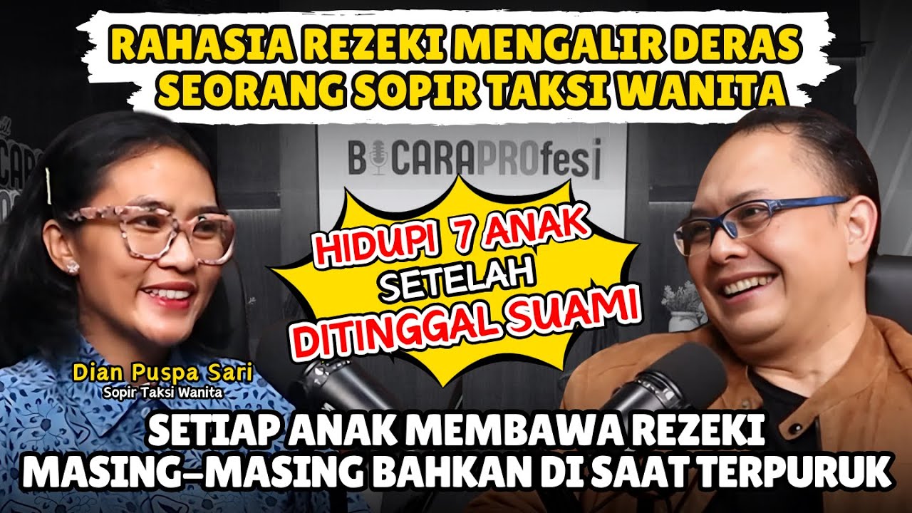 RAHASIA REZEKI LANCAR SEORANG SOPIR TAKSI WANITA DENGAN 7 ANAK‼️