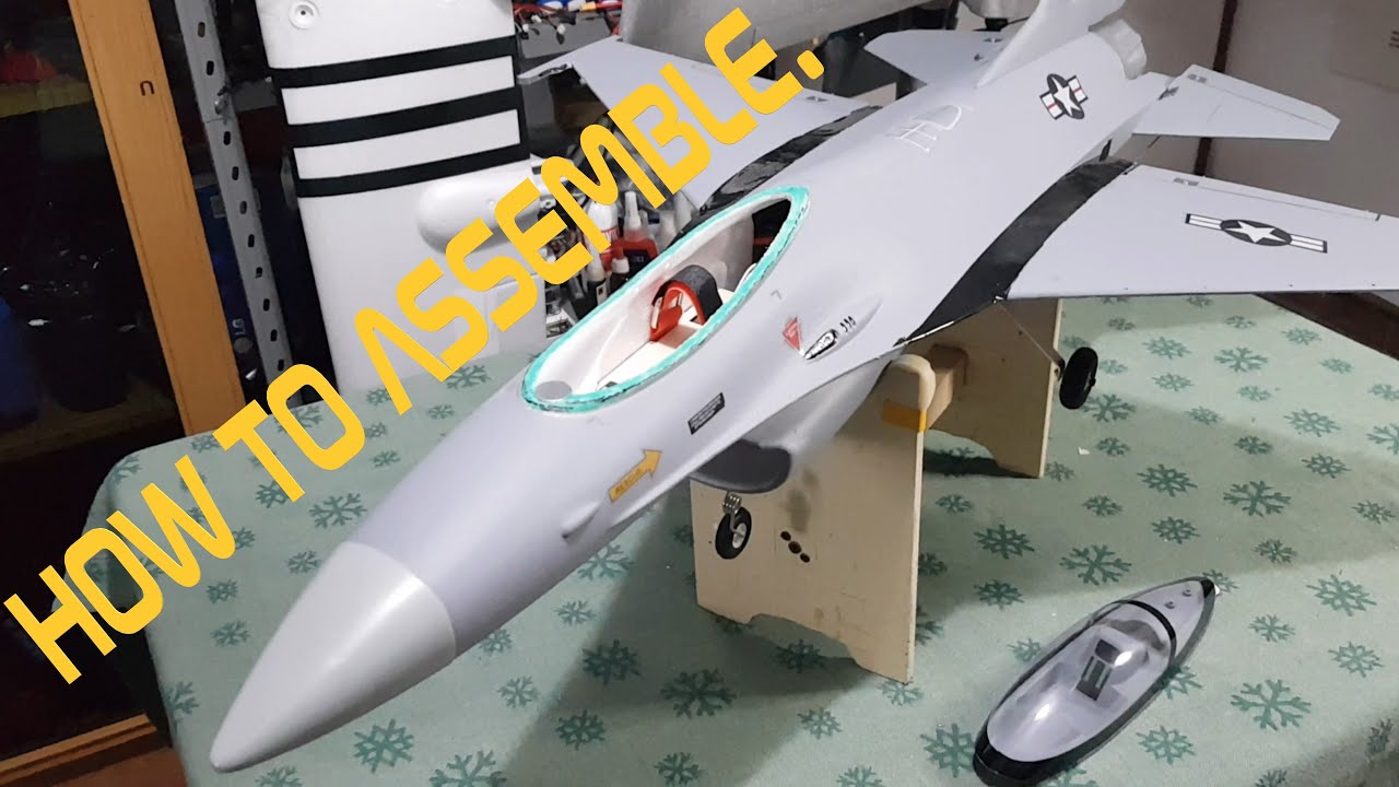 HOW TO ASSEMBLE. F-16 FIGHTING FALCON. MODIFICATIONS. HOOKLL. Banggood.