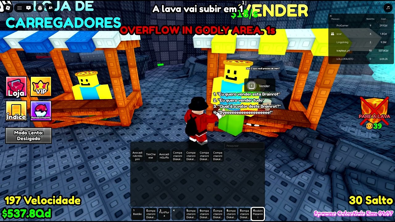 completando index lava for braihots