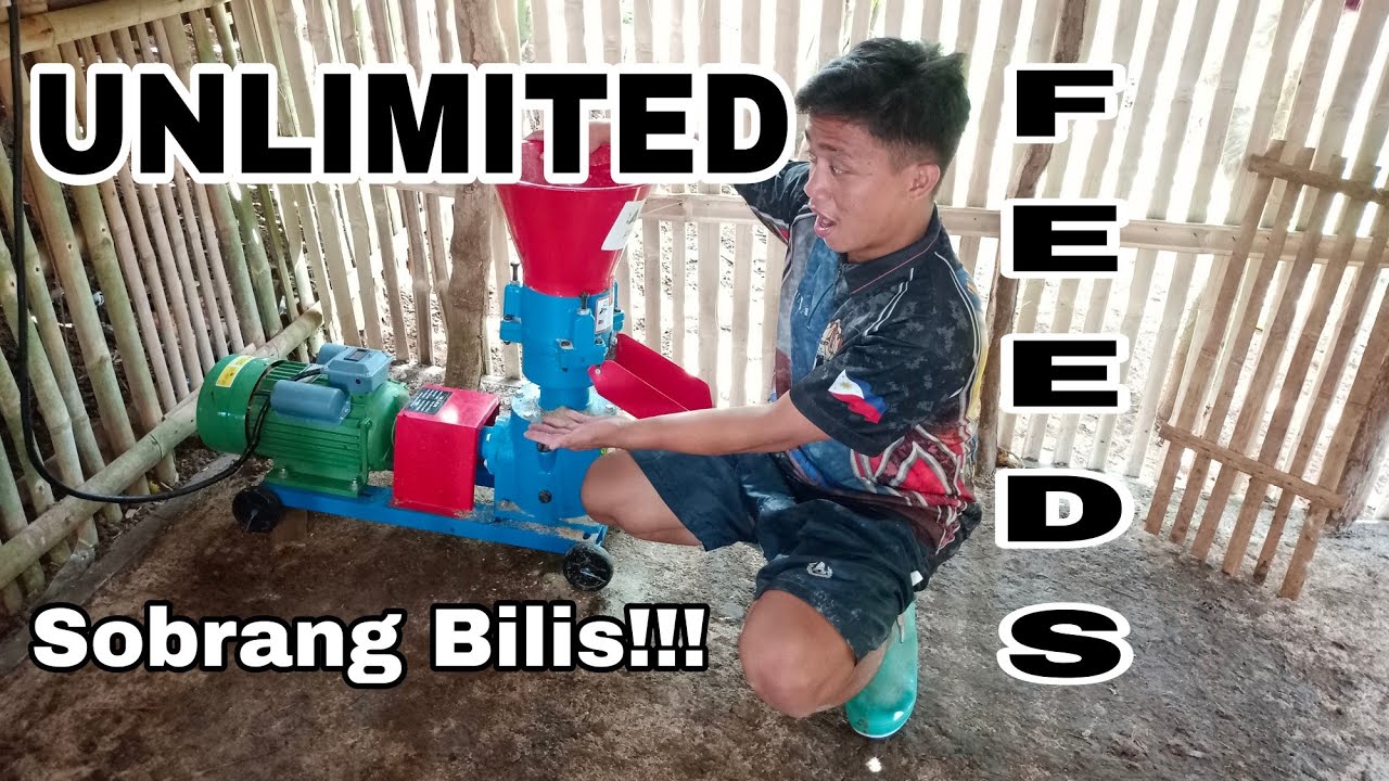 Paano gumawa ng Alternative Feeds - Pelletizer Machine ( SOBRANG BILIS MAKA GAWA NG PELLETS!! )