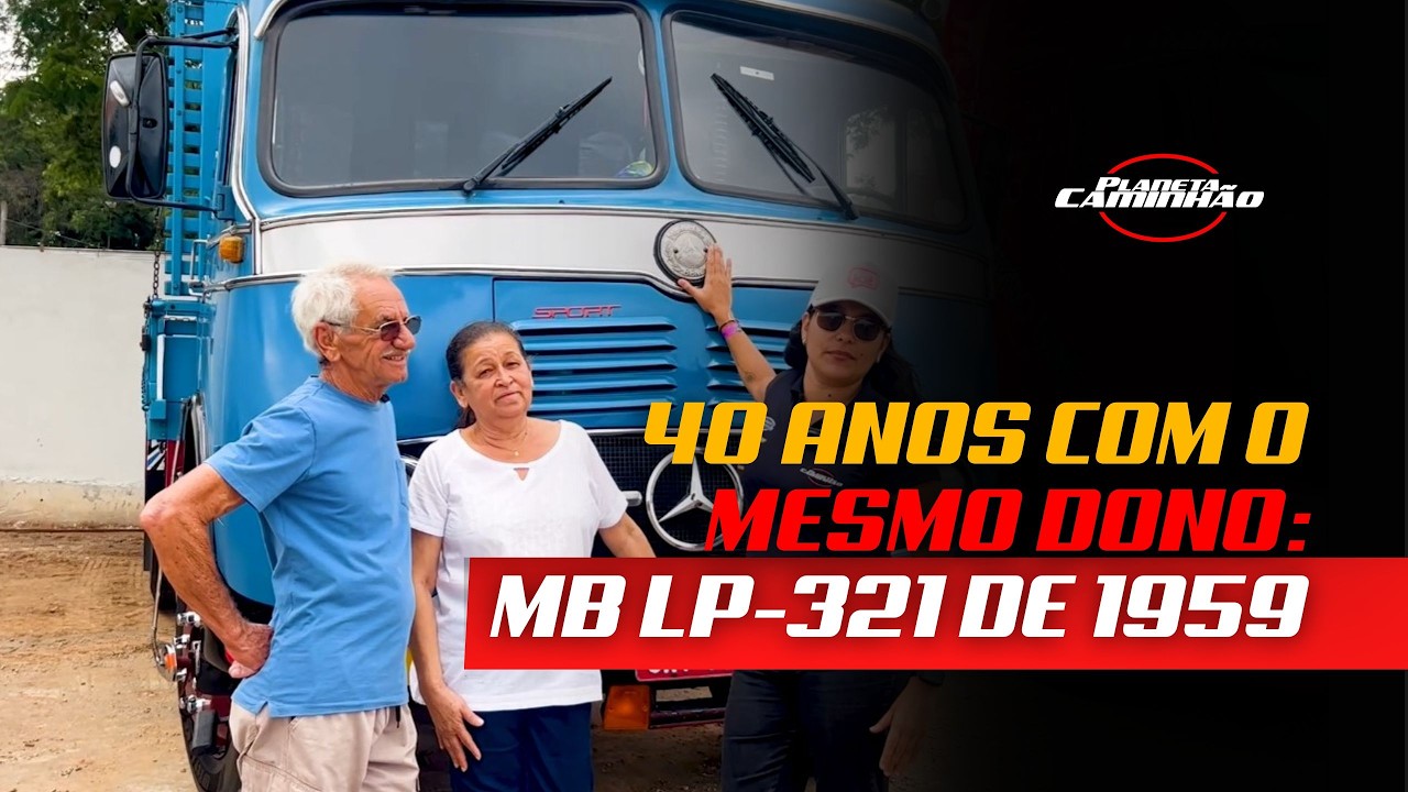 Mercedes-Benz LP-321 de 1959 PRATICAMENTE todo original do seu Dazir: + de 40 anos com o mesmo dono