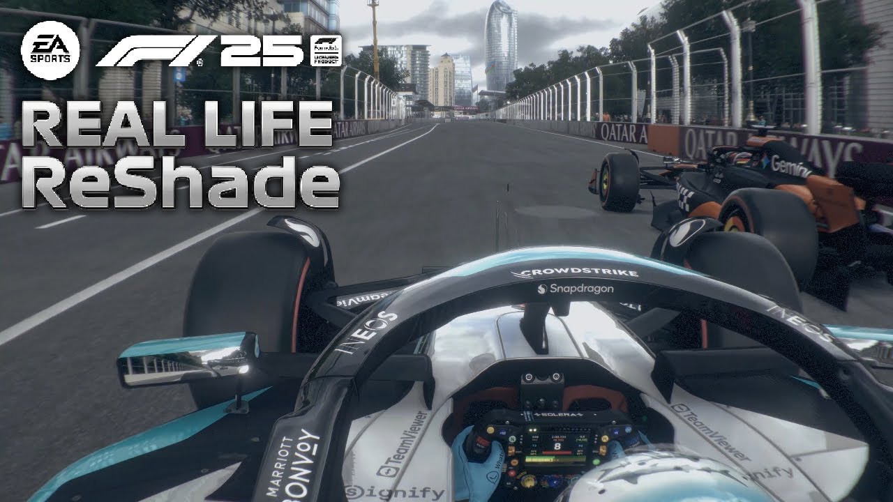 F1 25 Realistic and Immersive ( Episode 16: Baku 2025), Real Life ReShade Graphics