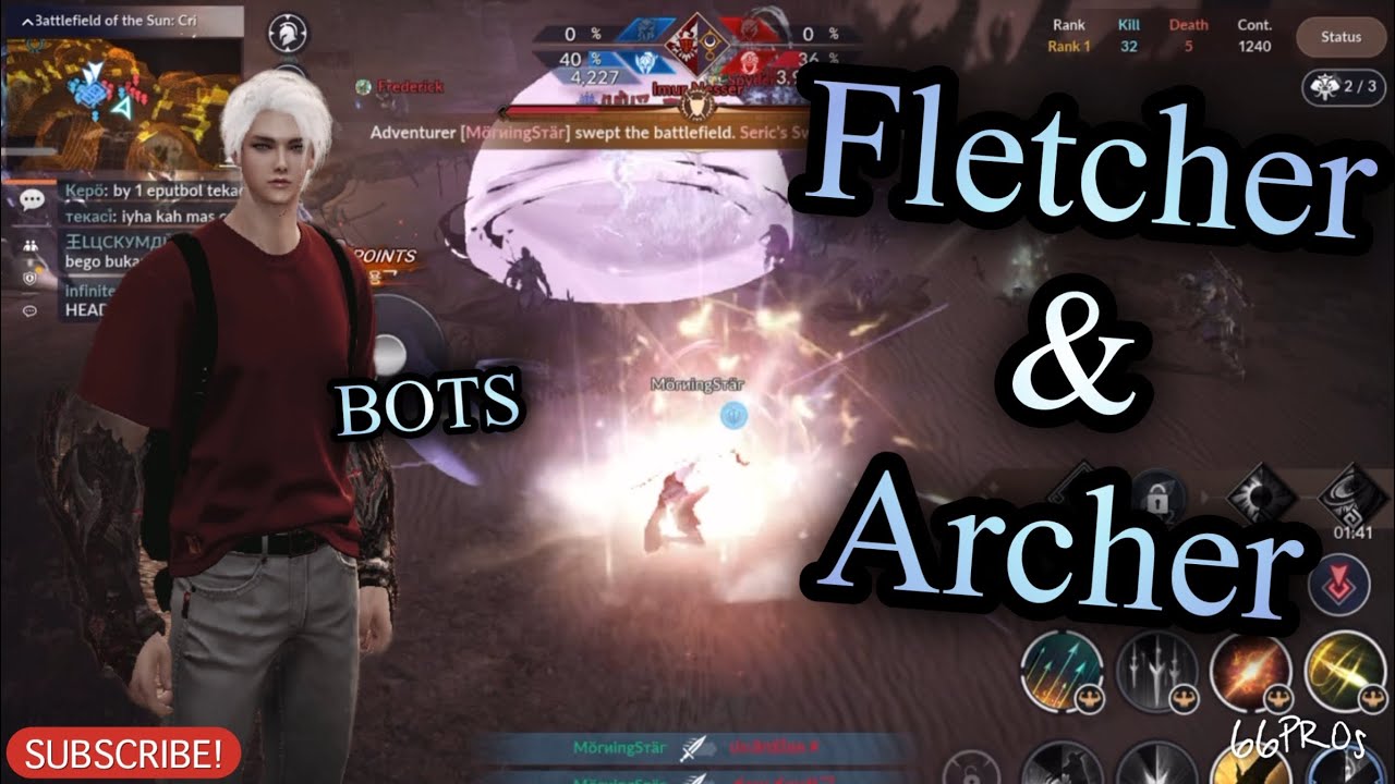 Black Desert Mobile 🏹Fletcher and Archer🏹BOTS Gameplays, Ty Unlimited CC, Wish we meet again, GGTY😁