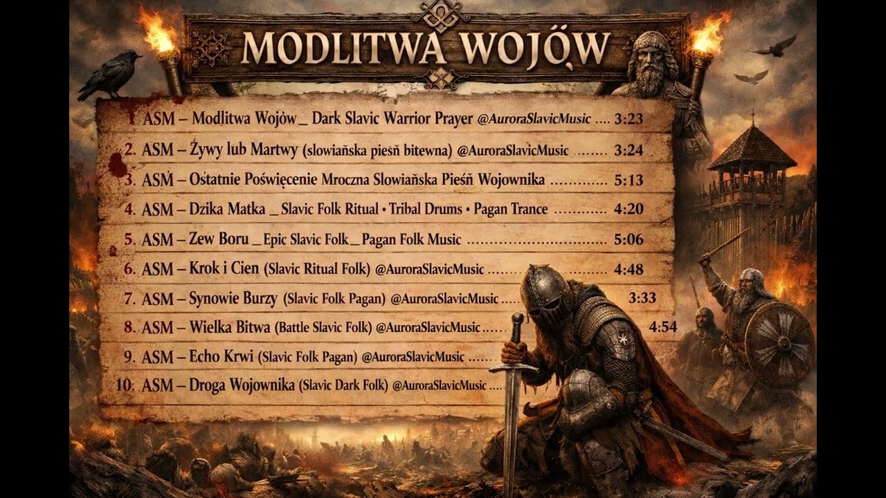 Dark Slavic Pagan Folk Music – Warrior Battle Prayer | Full Epic Album