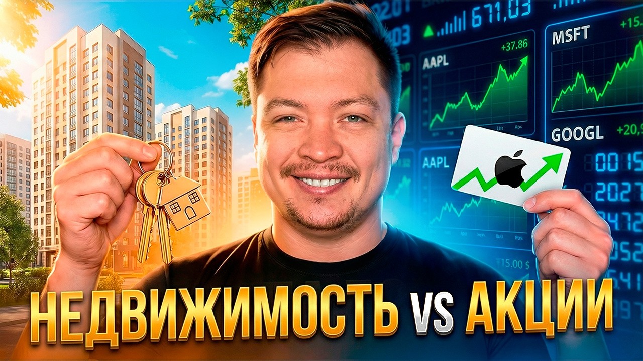 Инвестирование в Недвижимость vs Акции для украинцев