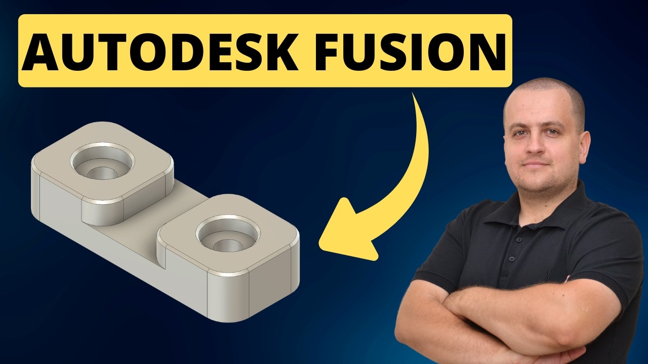 Autodesk Fusion dla początkujących – podstawy modelowania 3D | Szkic, Extrude, Fillet