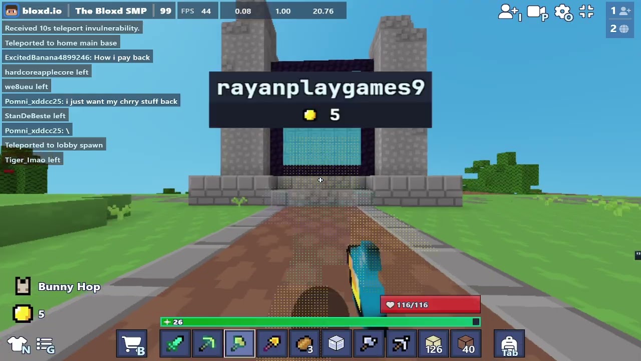 My Base Got RAIDED By Unknown People In The Bloxd SMP