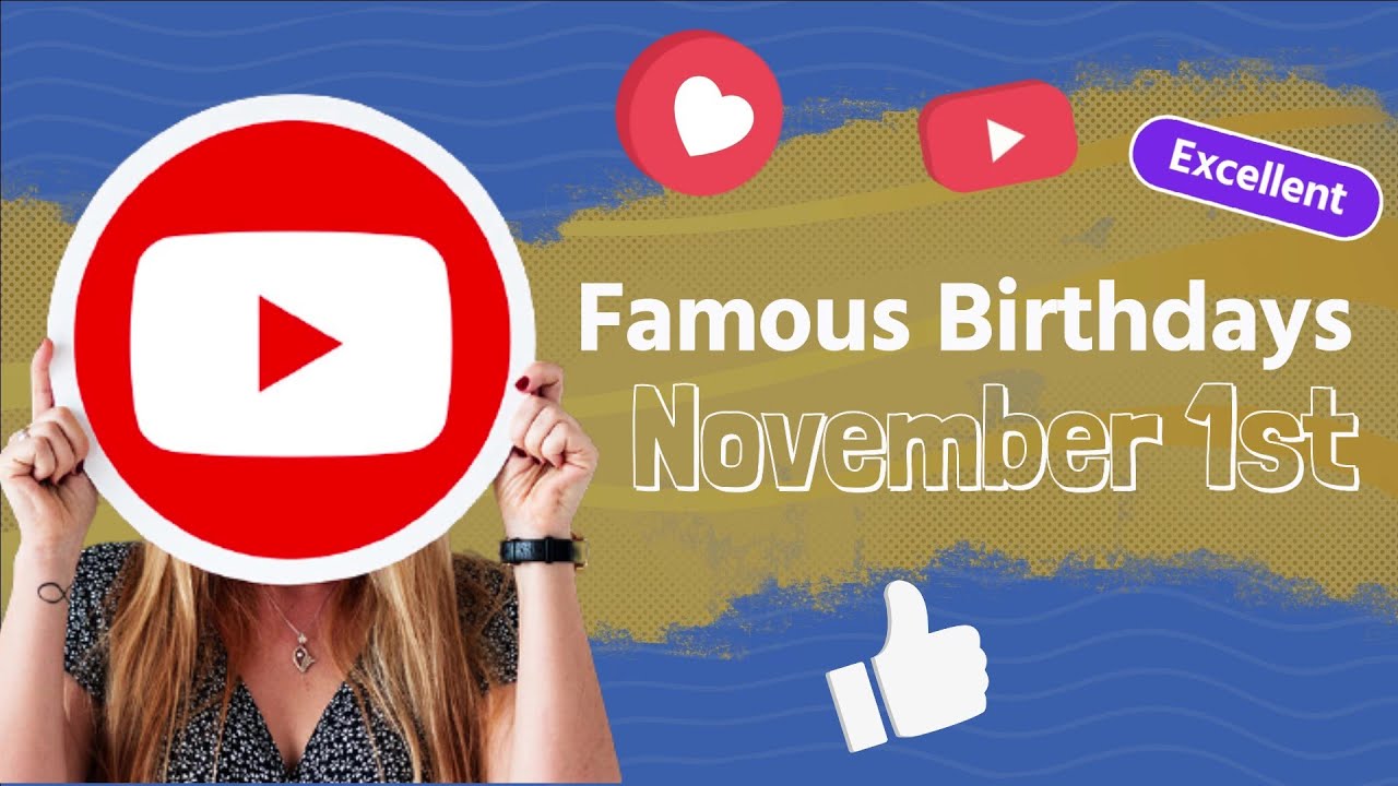 Знаменитые дни рождения отмечают в этот день 1 ноября....