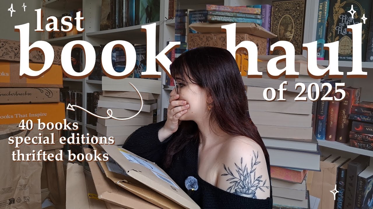 ПОСЛЕДНЯЯ ПОКУПКА КНИГ В 2025 ГОДУ | Огромная покупка книг и распаковка