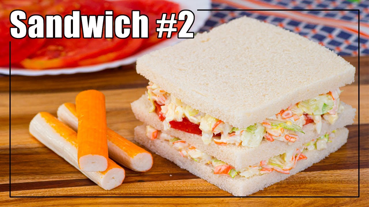 ✅ Receta SANDWICH PALITO de CANGREJO ► Recetas de cocina para cenar