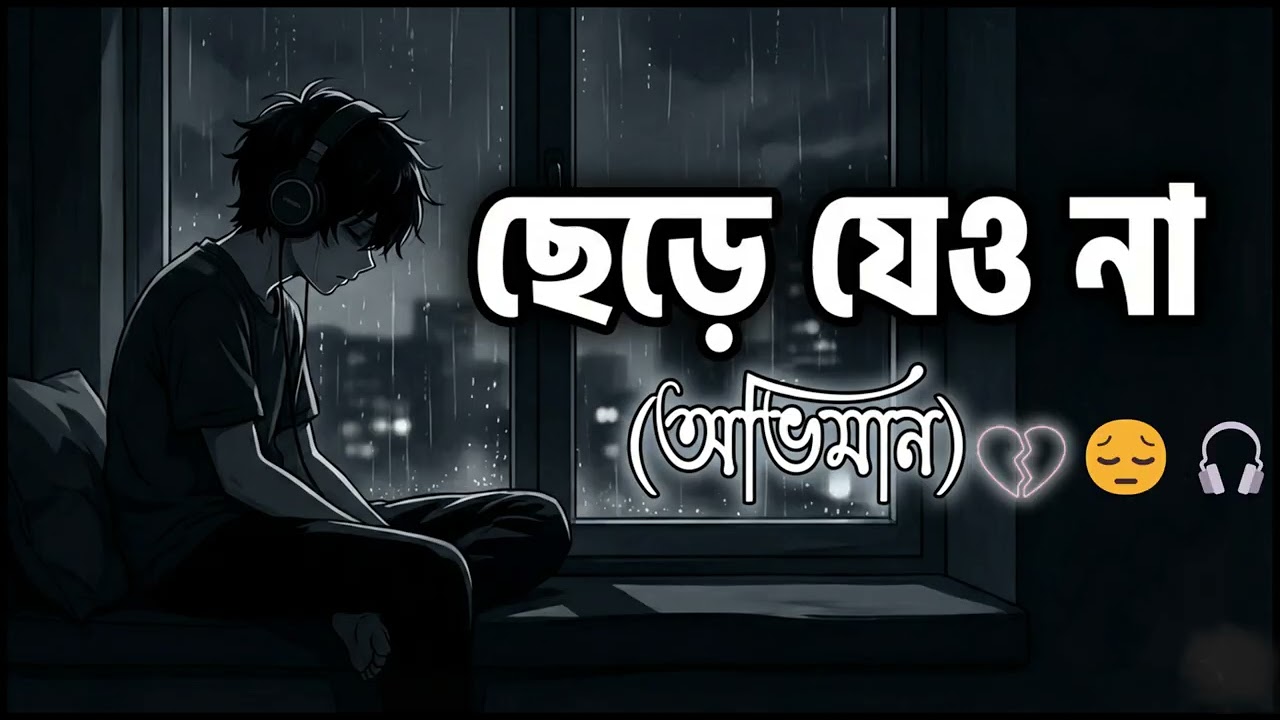ছেড়ে যেও না 💔 | Broken Heart Bangla Song 💔 | অভিমান | Night Vibes