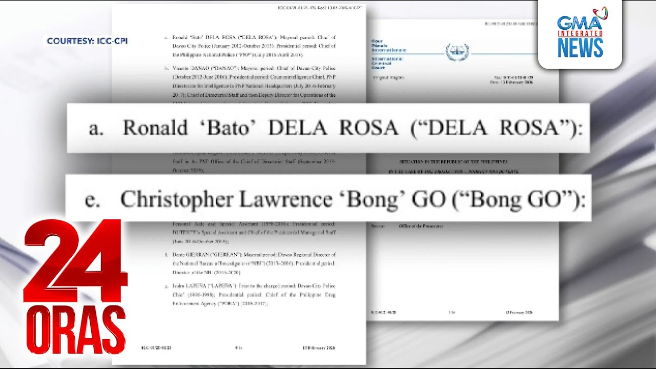 Go at Dela Rosa, tinukoy na kasabwat umano ni Duterte; Palasyo... | 24 Oras