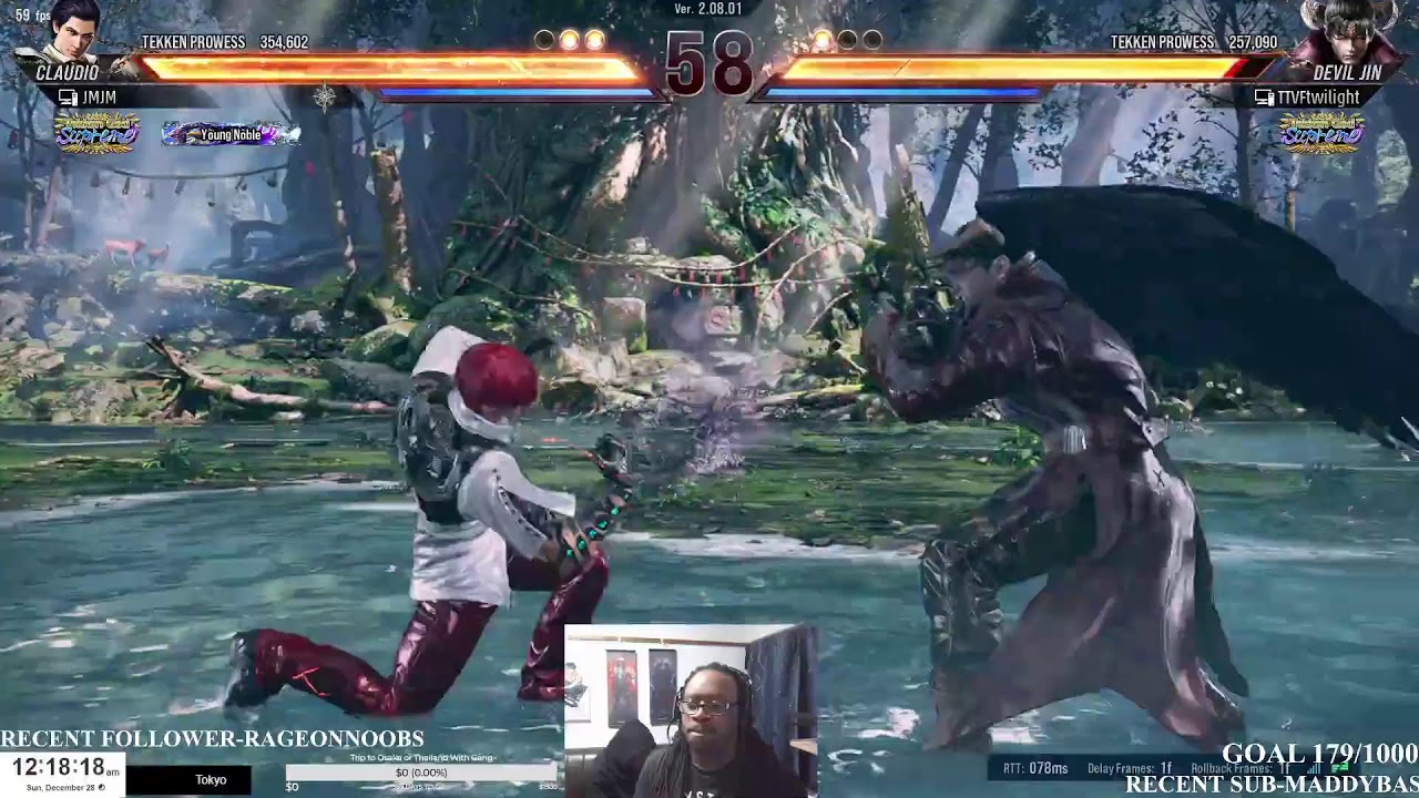Tekken 8 Devil Jin ranked and practice from Tokyo