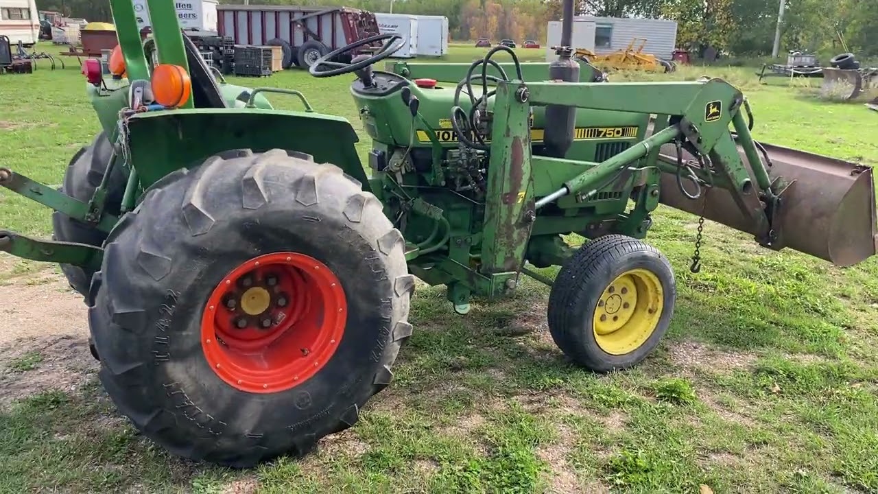 John Deere 750 Diesel w/Loader, McMullen Auctions