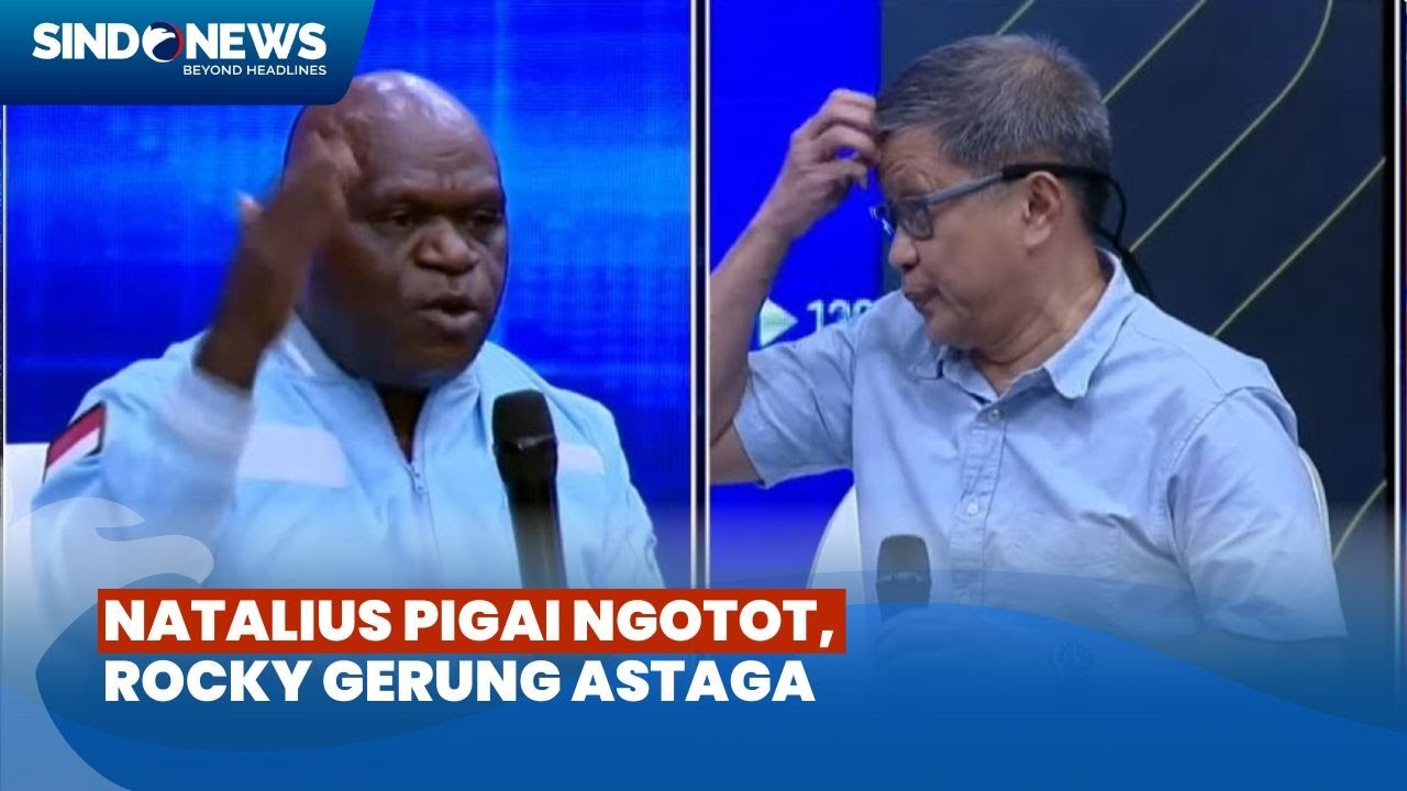 Seru! Debat Panas Rocky Gerung Vs Natalius Pigai Soal MK Jadi Tempat Berdoa Terakhir Pemilu 2024