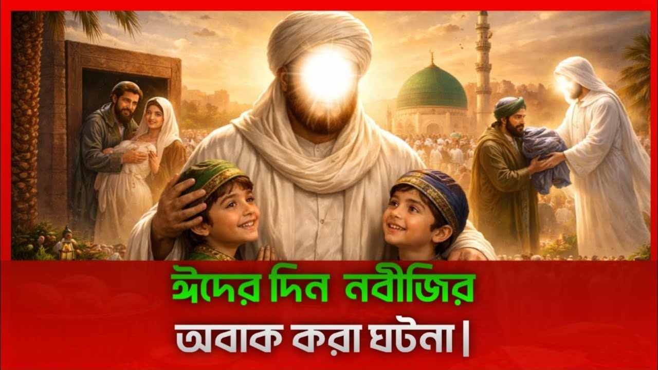 ঈদের দিন নবীজি কেন কাঁদলেন? নবীজী (সাঃ) যেভাবে ঈদ কাটাতেন | নবীজির ঈদের দিনের বিস্ময়কর কাহিনী
