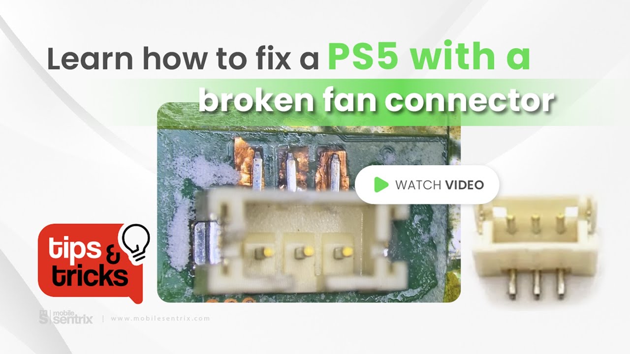 PlayStation PS5 Fan Connector Repair - Mobilesentrix  (Tips and Tricks #35)
