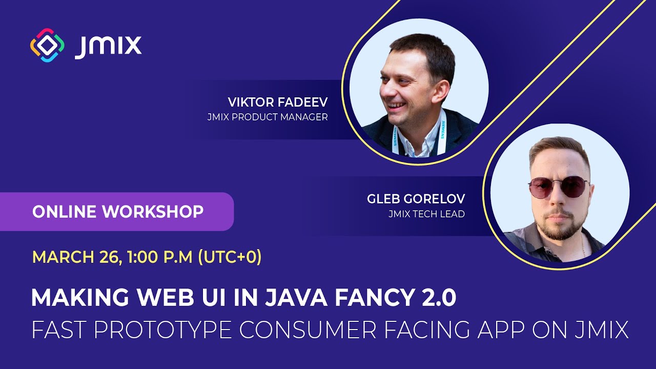 Making Web UI in Java Fancy: Fast Prototype Consumer Facing App on Jmix