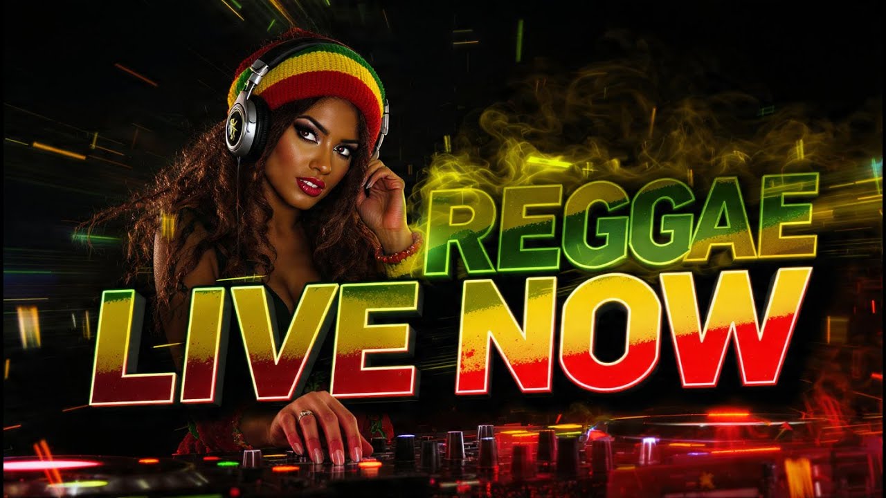 Deep Roots Reggae & Dub Live Stream 🌴 Positive Island Energy for Focus, Work & Chill Time