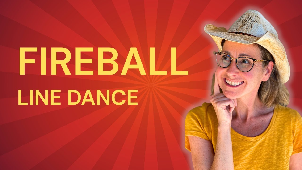 FIREBALL Line Dance Tutorial (beginner options given) #linedance