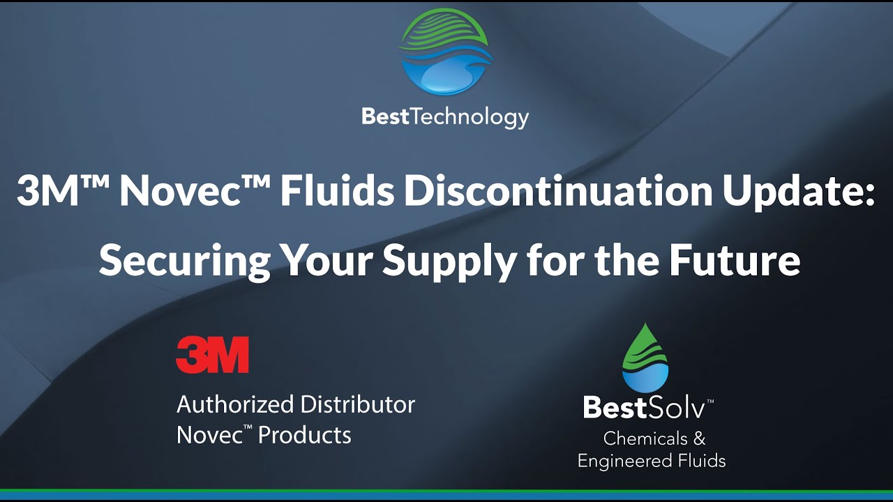 Webinar: 3M Fluids Discontinuation Update - Securing Your Supply for the Future