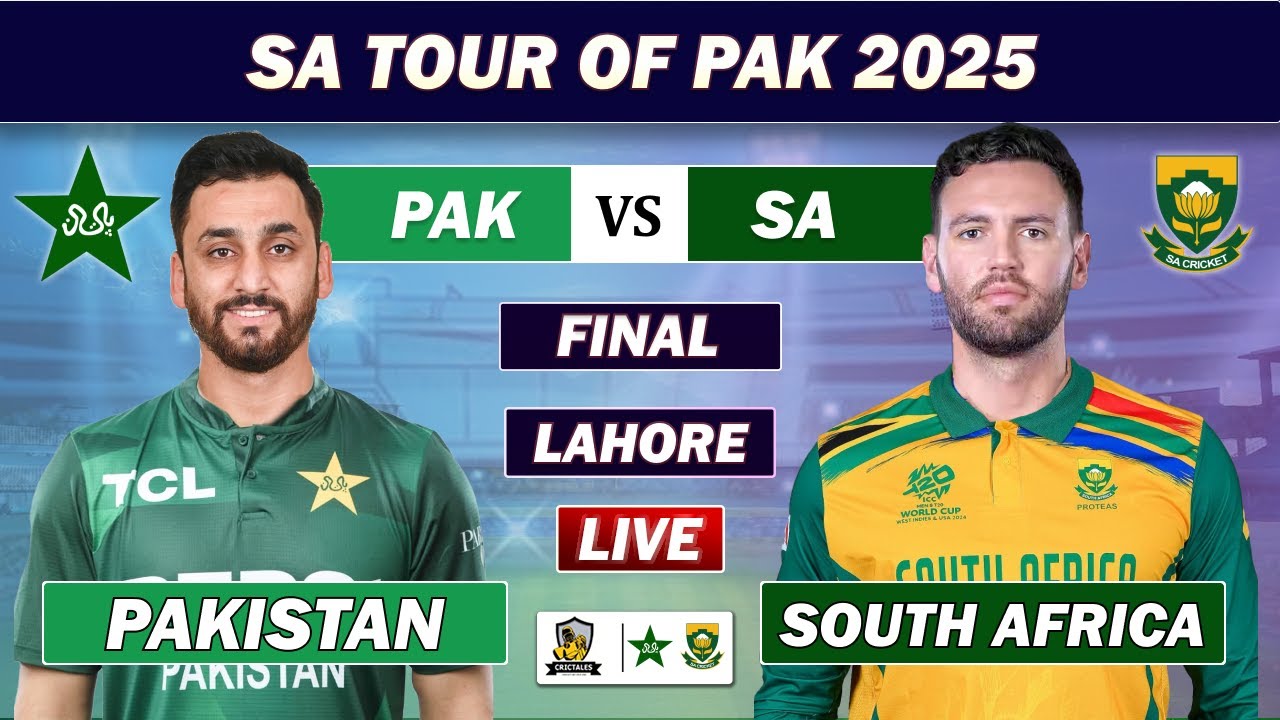 PAKISTAN vs SOUTH AFRICA 3rd T20 LIVE COMMENTARY | PAK vs SA LIVE CRICKET MATCH TODAY