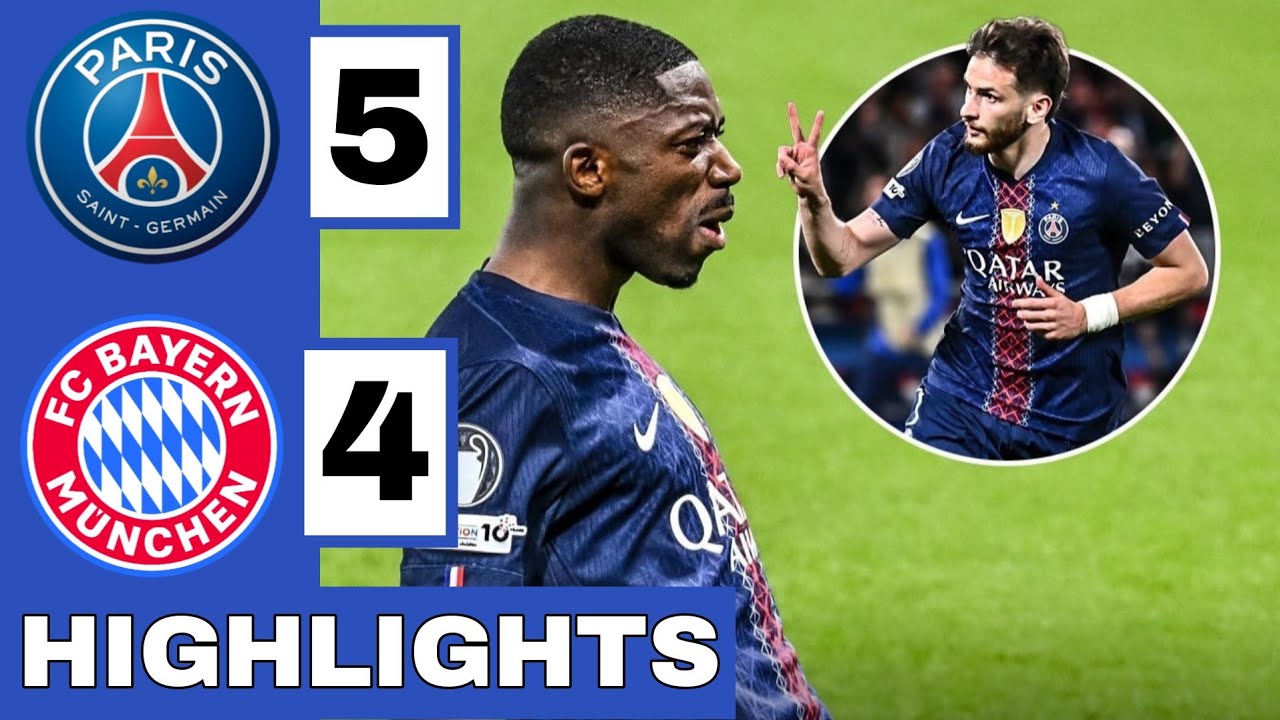 🔵PSG vs Bayern Munich (5-4) Extended HIGHLIGHTS | UEFA Champions League Semi-Finals