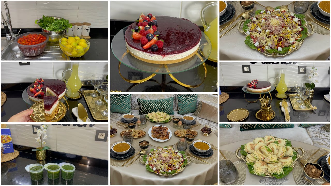 أجواء ليلة رمضان💪استعداداتي 🌙 طبيلة فطور أول يوم رمضان متنوعة وأفكار سهلة👌تشيزكيك المحلات الكبرى