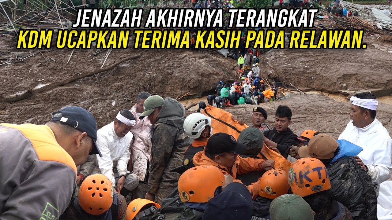 J3NAJ4H AKHIRNYA TERANGKAT | KDM UCAPKAN TERIMA KASIH PADA RELAWAN